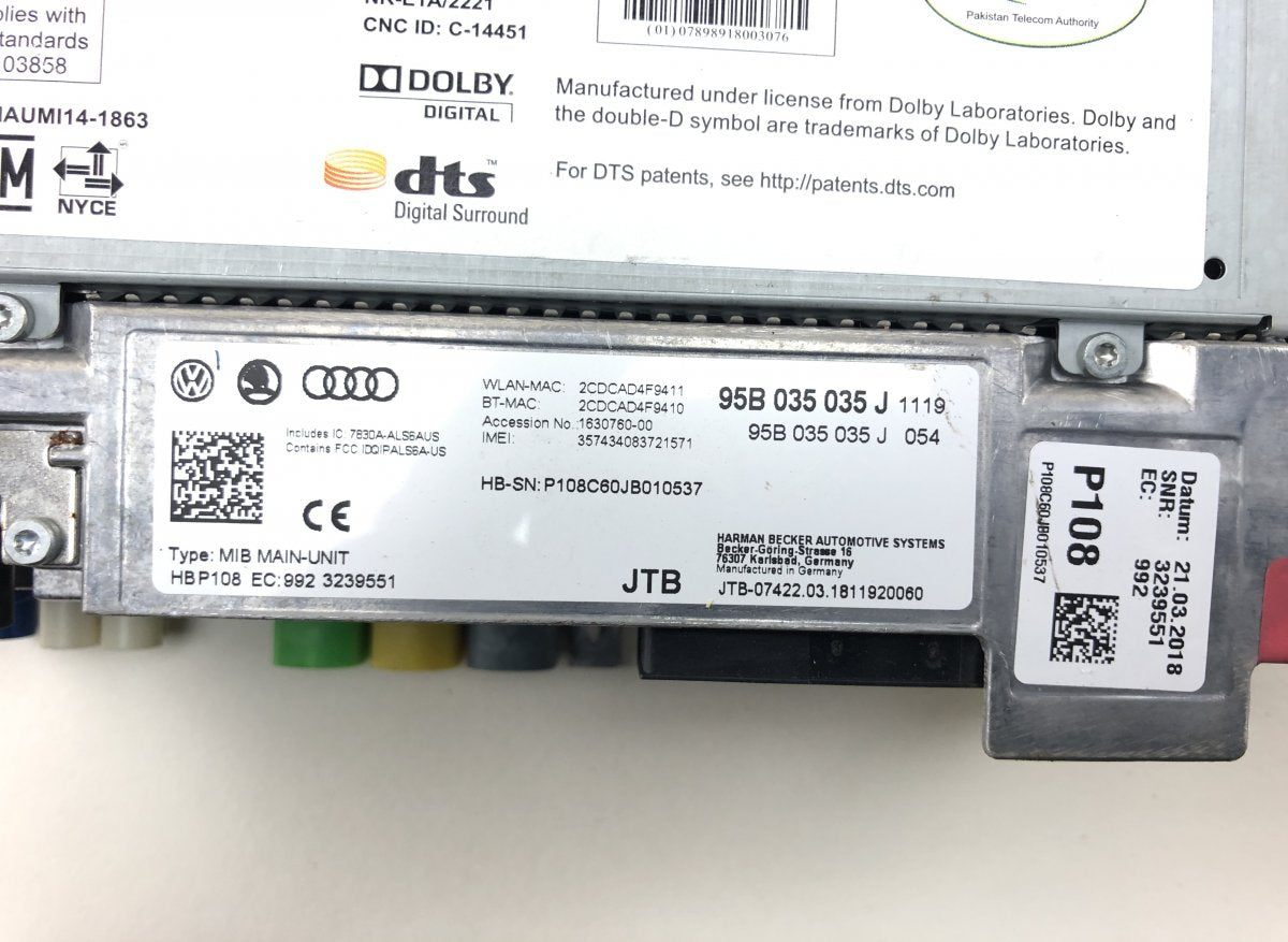 95B035035C GPS Navigator CD - Player PORSCHE MACAN I (95B) (2014-2024)
