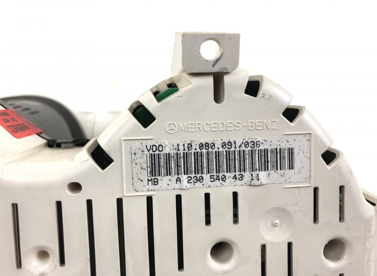 110080091036 110.080.091/036 Instrument Cluster MERCEDES-BENZ SL-CLASS (R230) (2001-2012)