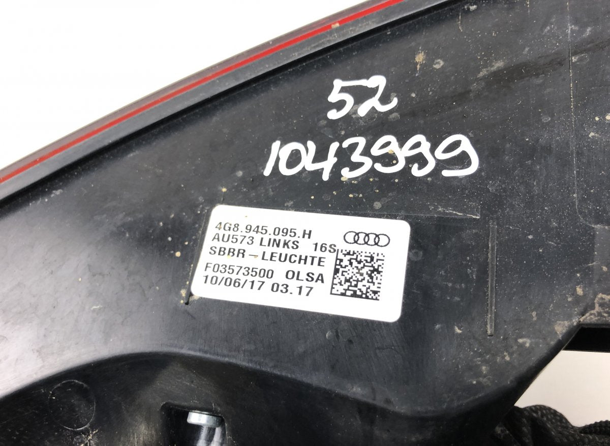 4G8945095H Tail light left AUDI A7 Sportback (4GA) (2010-2017)