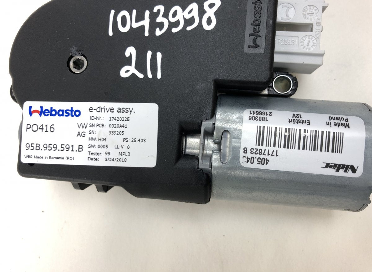 95B959591B Sun roof motor set PORSCHE MACAN I (95B) (2014-2024)