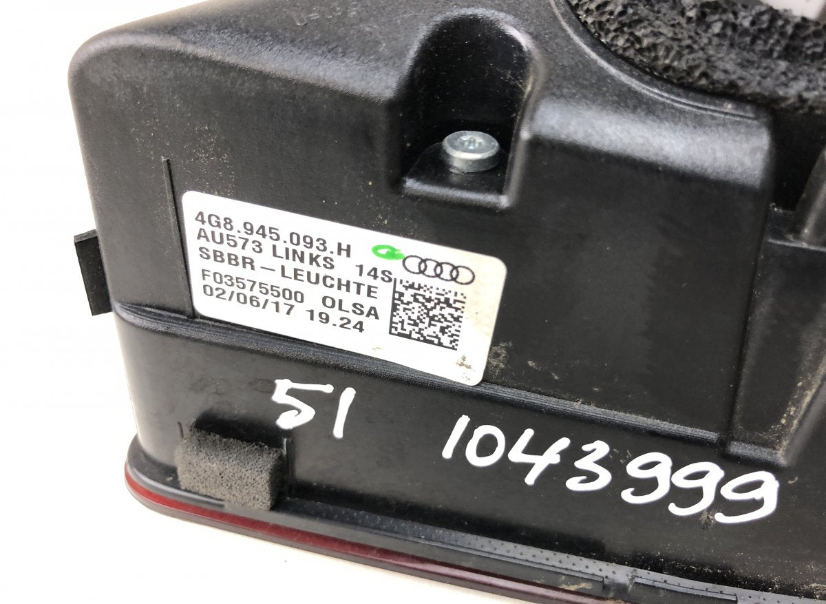 4G8945093H Inner tail light, left AUDI A7 Sportback (4GA) (2010-2017)