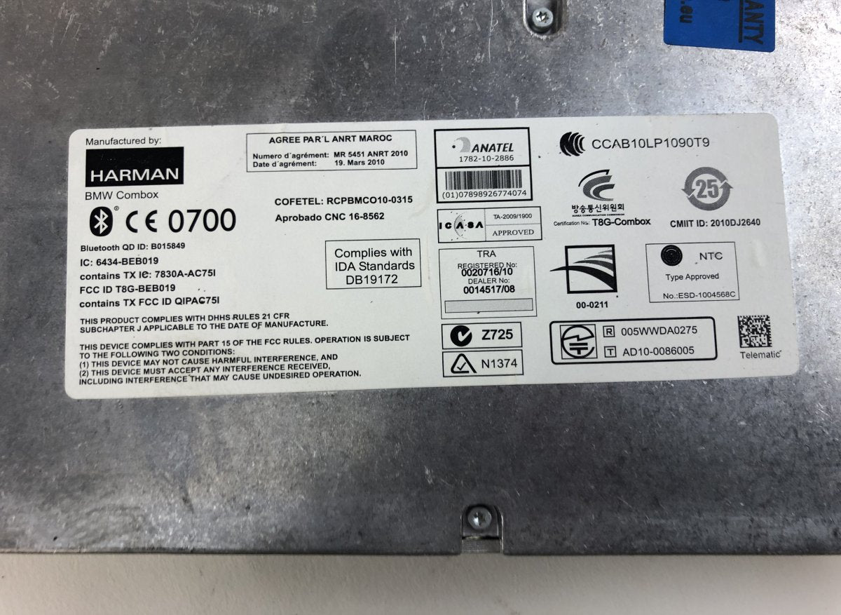 84109257161 Phone / bluetooth control unit BMW X5 (E70) (2007-2013)