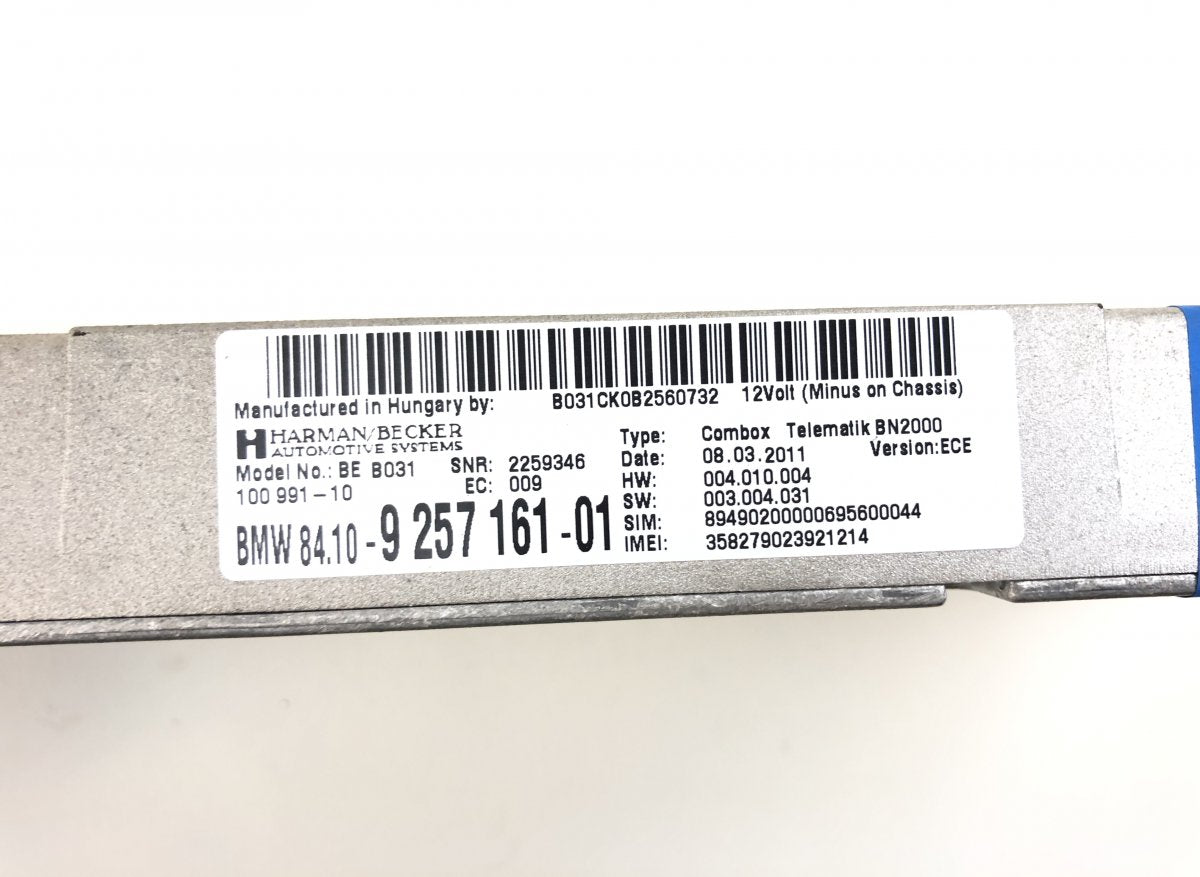 84109257161 Phone / bluetooth control unit BMW X5 (E70) (2007-2013)