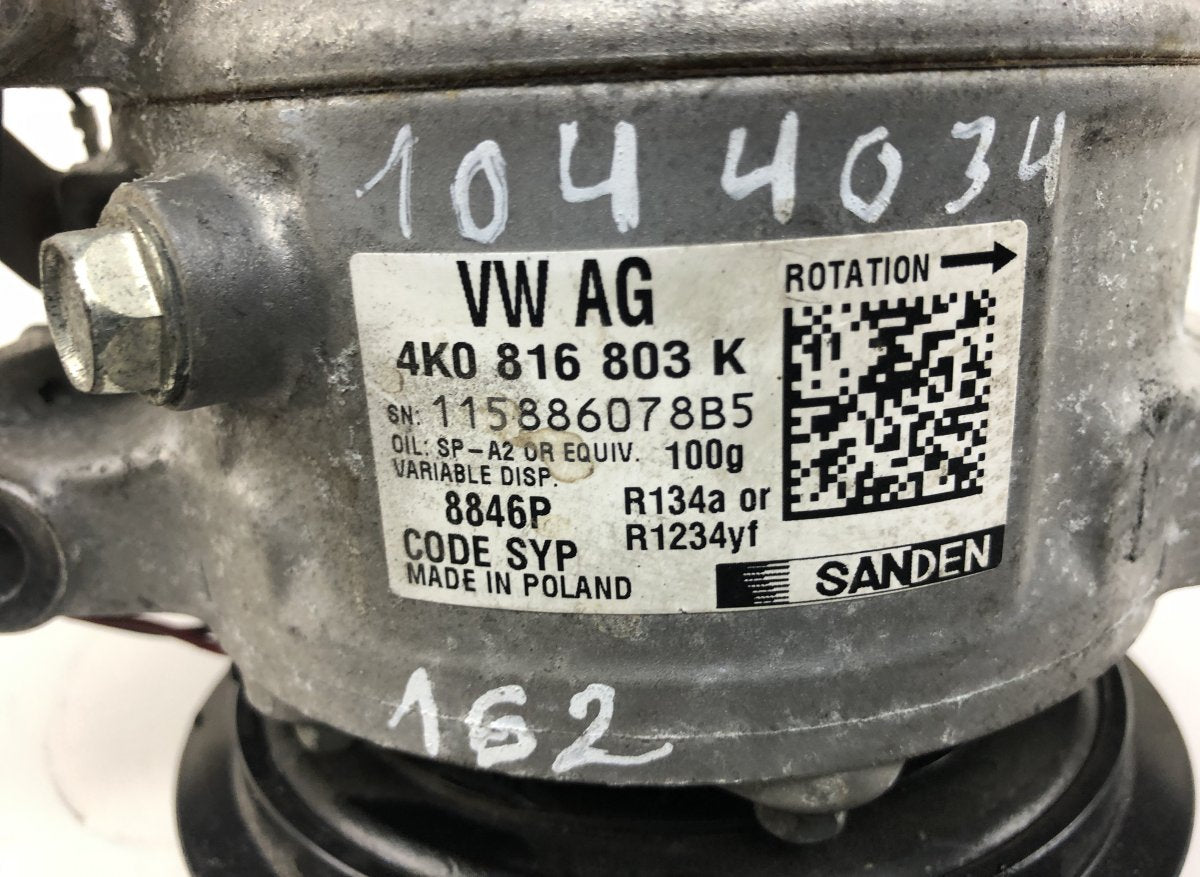 4K0816803K AC / aircon Compressor AUDI A6 (C8, 4A2, 4AH, 4A5) (2018-)