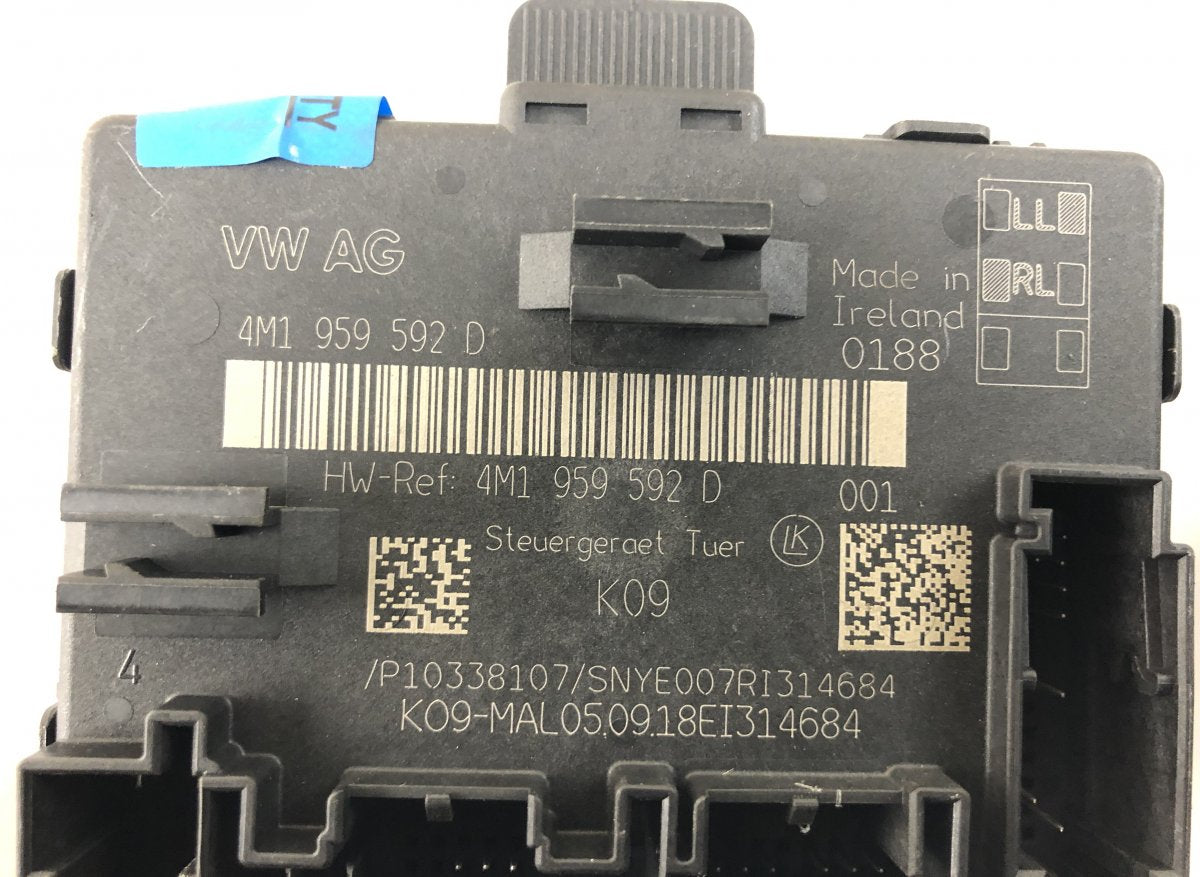 4M1959592D 4M1959593D 4M1959595D Door control unit front left AUDI A6 (C8, 4A2, 4AH, 4A5) (2018-)