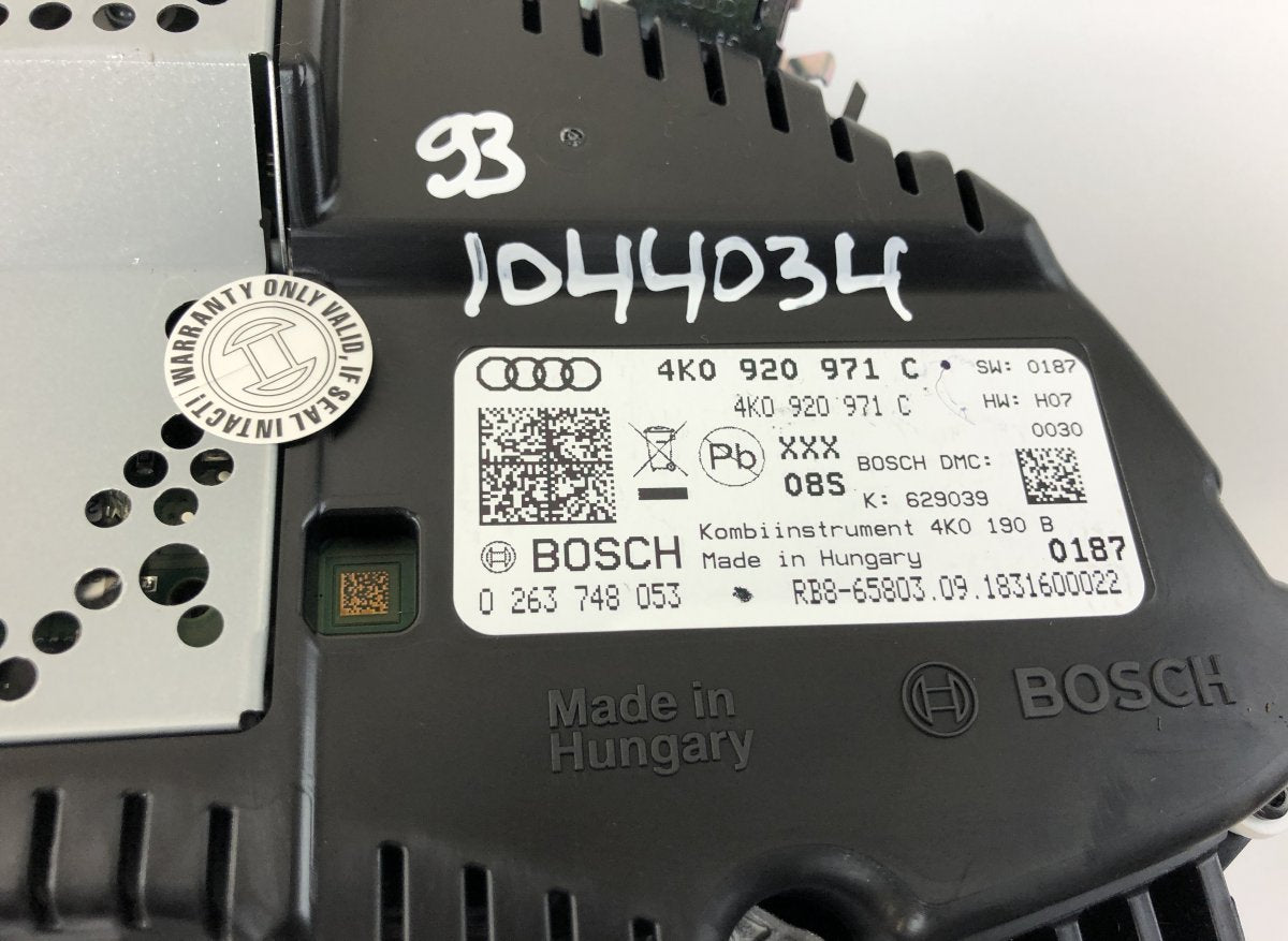 0263748053 Instrument Cluster AUDI A6 (C8, 4A2, 4AH, 4A5) (2018-)