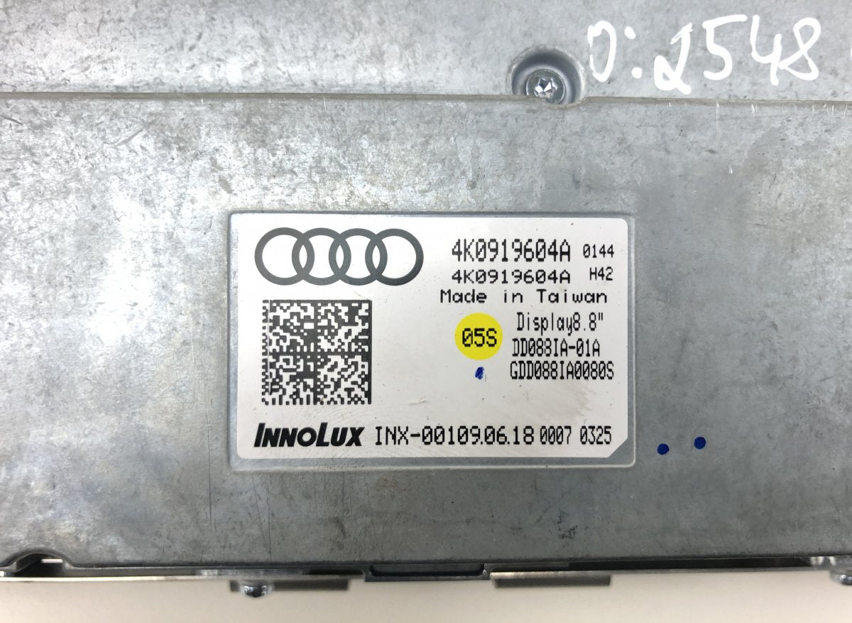 4K0919604A Dash screen AUDI A6 (C8, 4A2, 4AH, 4A5) (2018-)