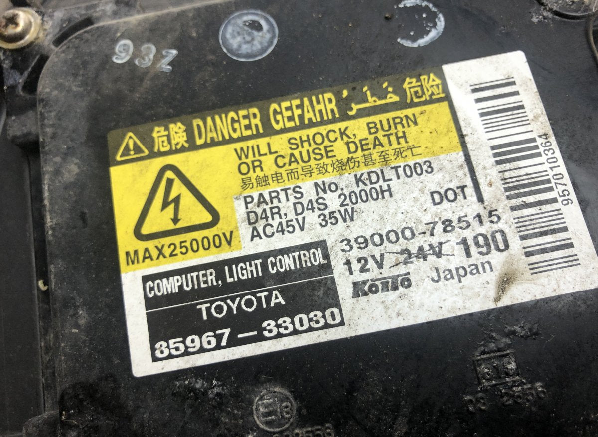 8118548851 Headlight left LEXUS RX III (AL10) (2008-2015)