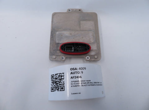 A1648701726 1648701726 A1648208185 A1644420203 Xenon control unit left MERCEDES-BENZ GL-CLASS (X164) (2006-2012)