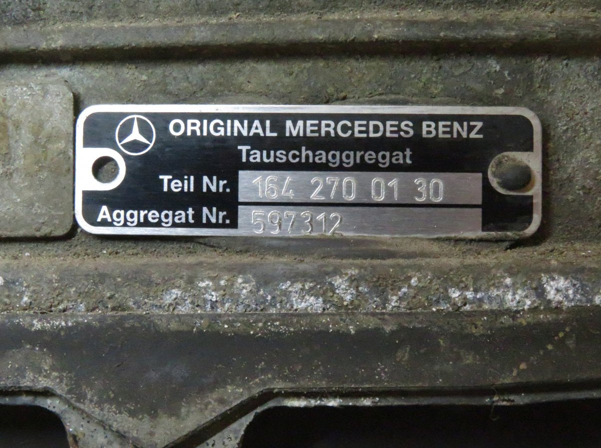A1642700130 1642706301 72290300803898 722903 722.903 Gearbox MERCEDES-BENZ ML-CLASS (W164) (2005-2011)