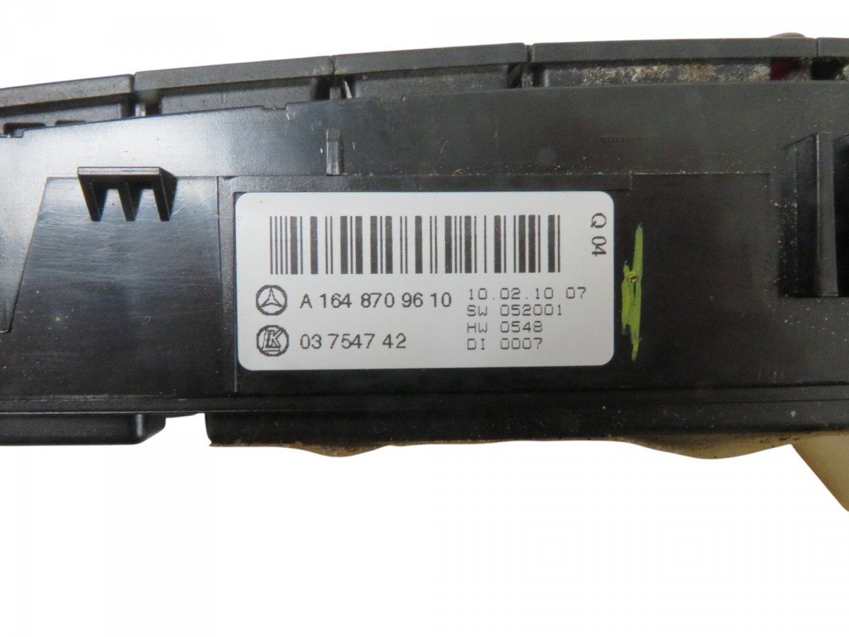 A1648709610 A16487060109174 A16487096109174 A1648709610 Hazard switch MERCEDES-BENZ GL-CLASS (X164) (2006-2012)