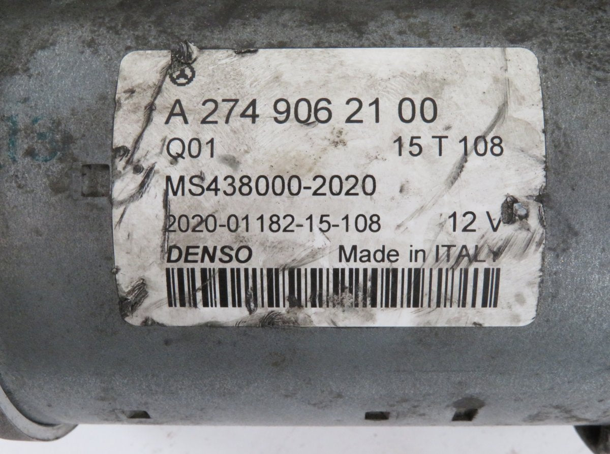 A2749062100 Starter motor MERCEDES-BENZ C-CLASS (W205) (2013-2021)