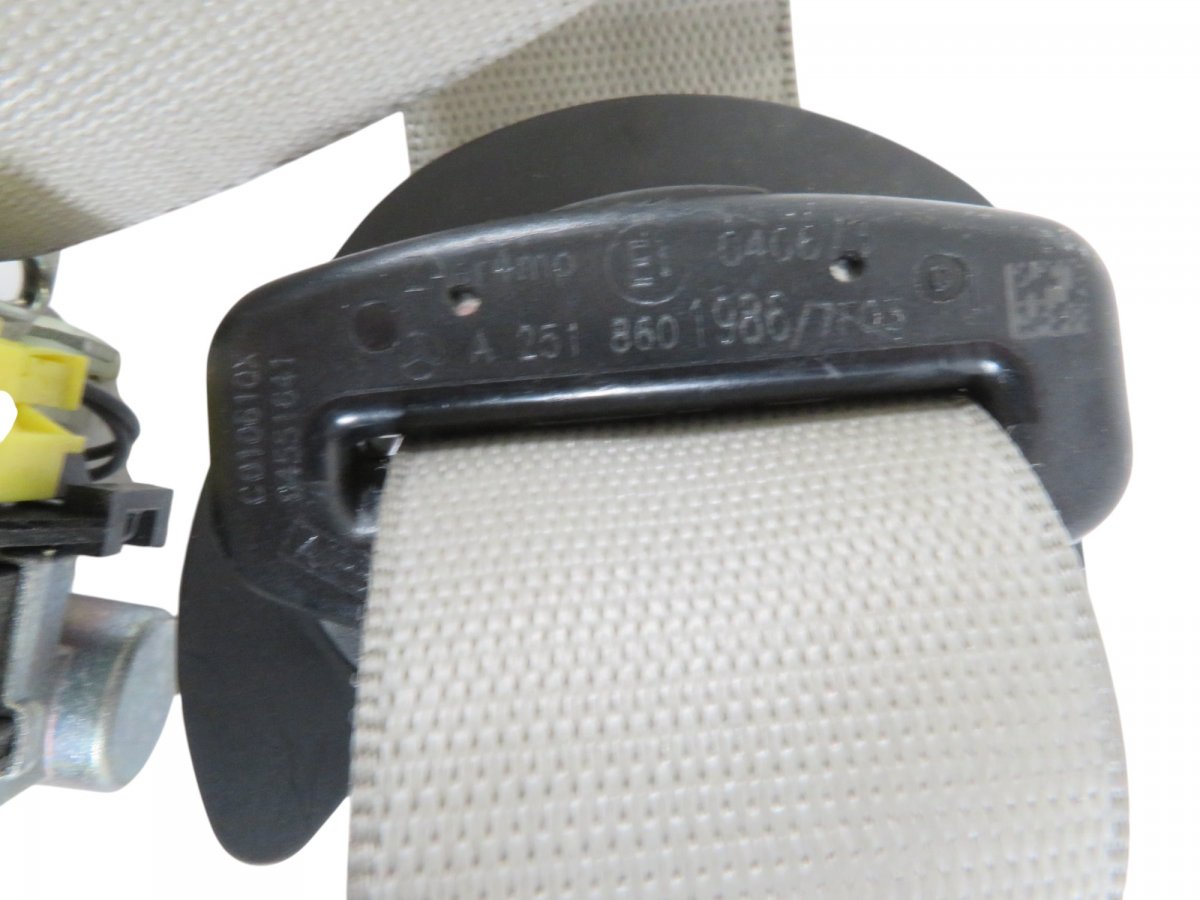 A2518601986 A25186019867F03 A2518605186 A2518606586 Seat Belt Front Left MERCEDES-BENZ R-CLASS (W251) (2006-2013)