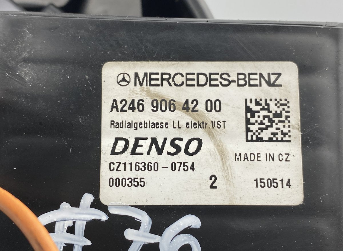 Heater Fan MERCEDES-BENZ B-CLASS (W246, W242) (2011-2018)