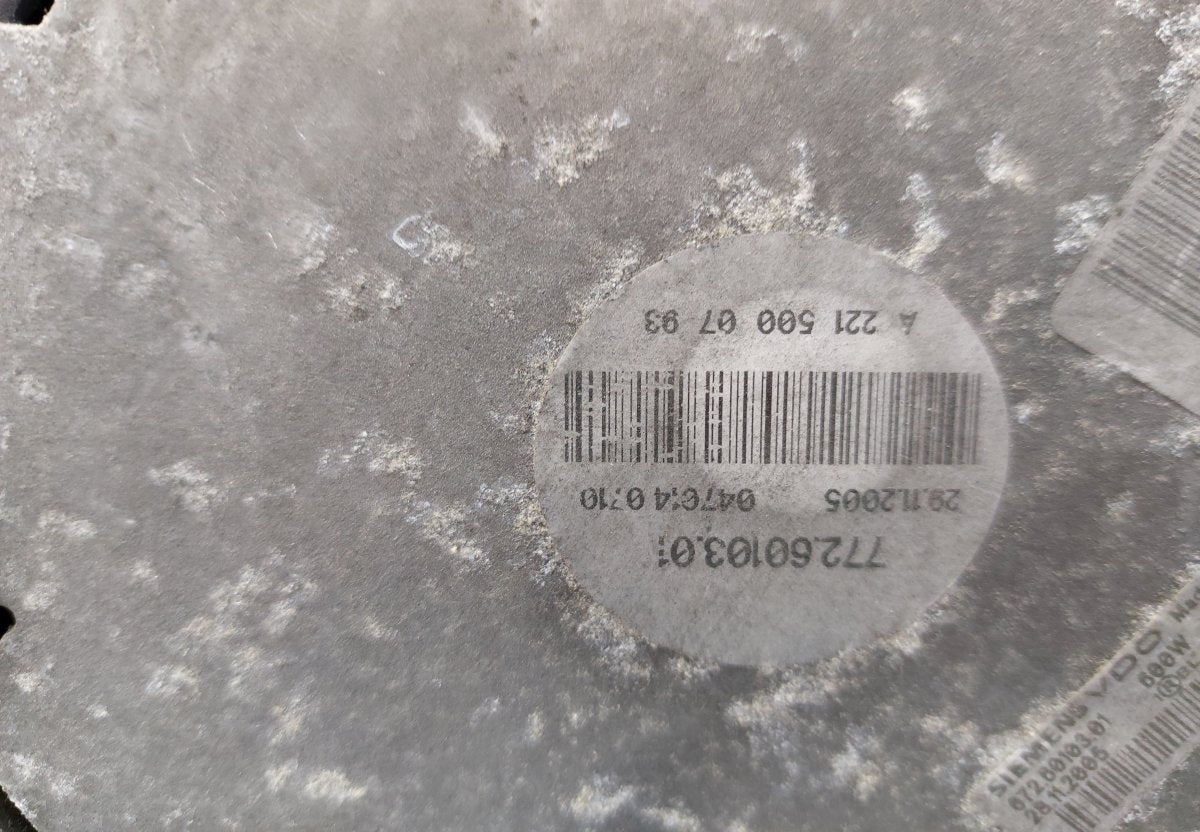 A2215050155 232-60037-01 A2215000493 Radiator Fan Electric MERCEDES-BENZ S-CLASS (W221) (2005-2013)