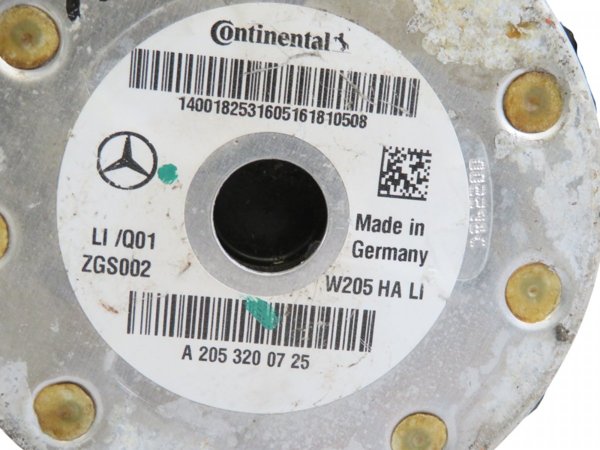 A2053200725 Air shock absorber rear left MERCEDES-BENZ C-CLASS (W205) (2013-2021)