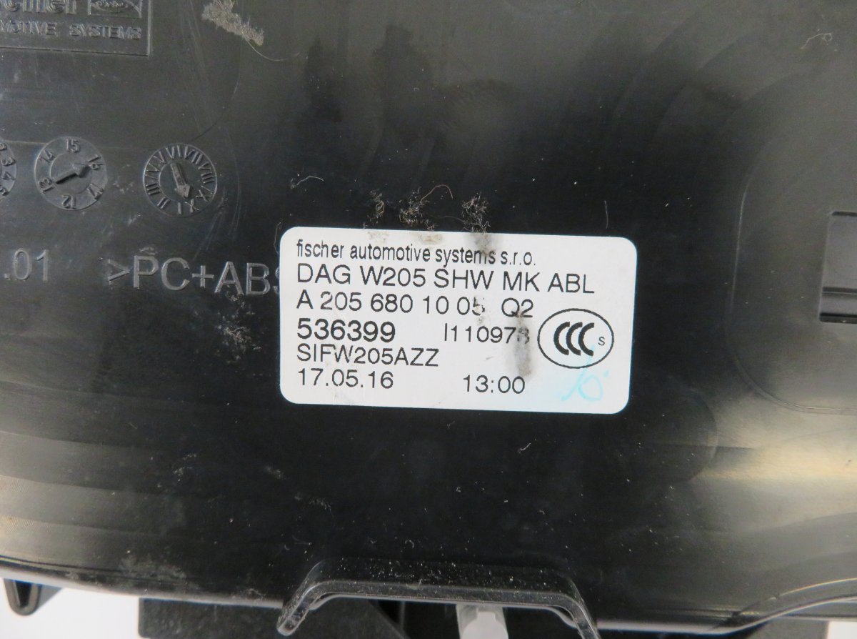 A2056801005 A2056800210 A2056807210 center Console Shelf / Stowage MERCEDES-BENZ C-CLASS (W205) (2013-2021)