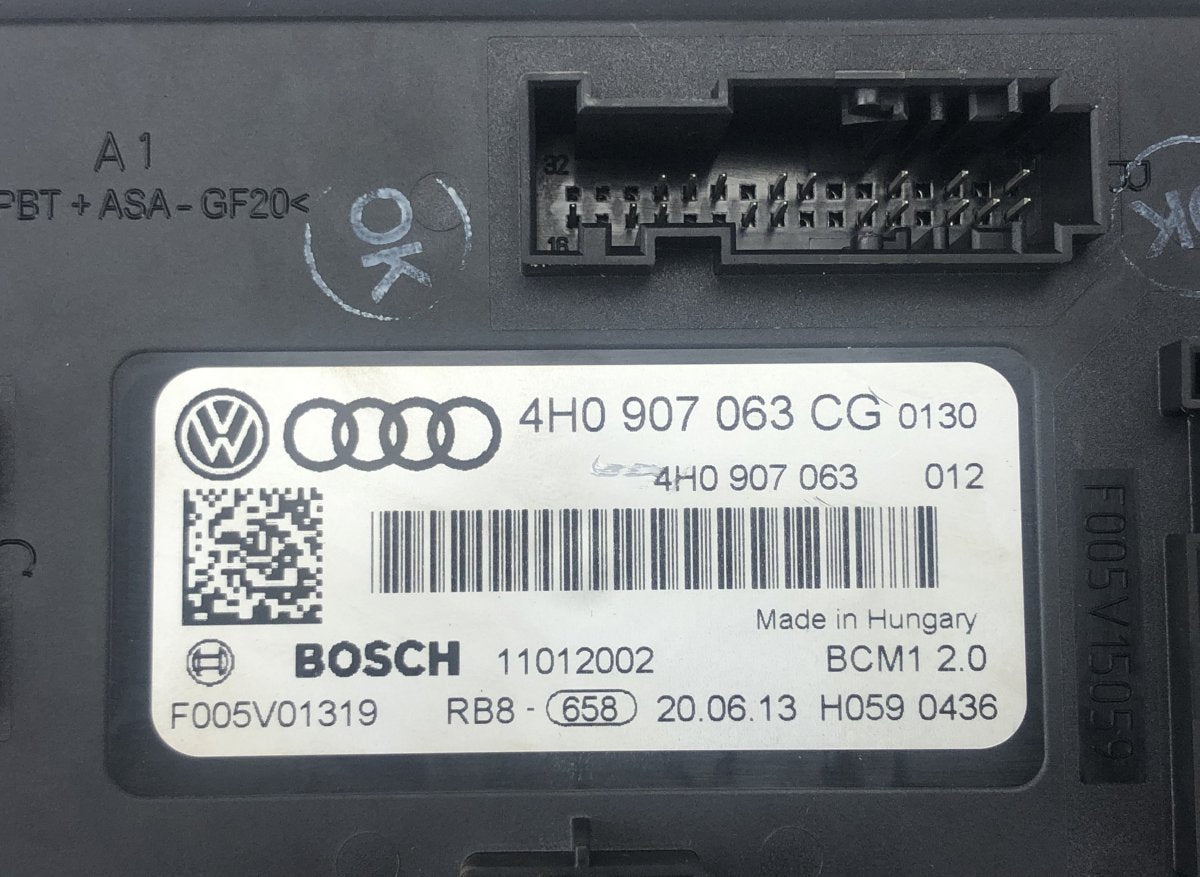 4H0907063CG Onboard supply control unit AUDI A6 / A6 ALLROAD (C7, 4G) (2010-2018)