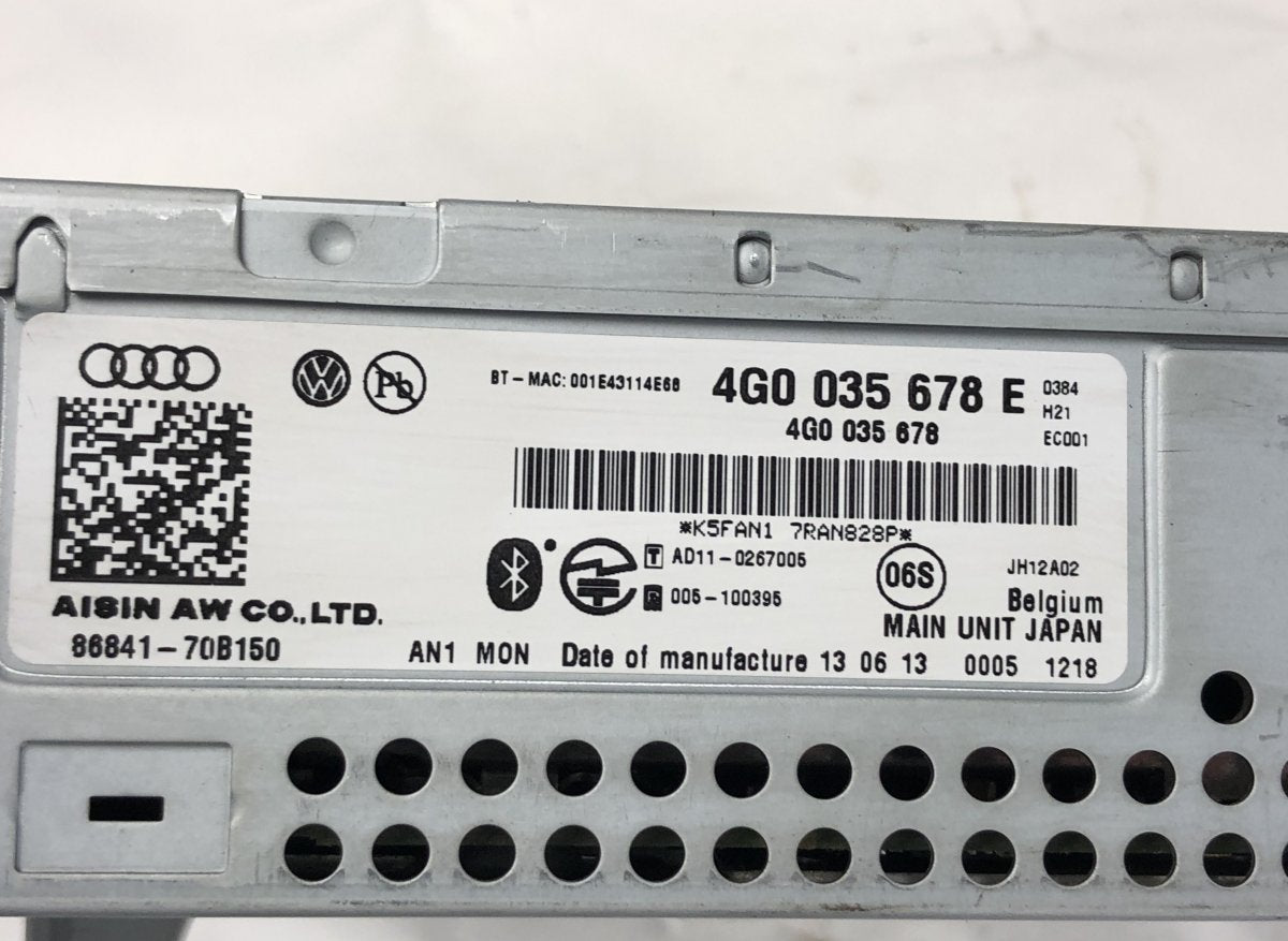 4G0035678E Radio AUDI A6 / A6 ALLROAD (C7, 4G) (2010-2018)