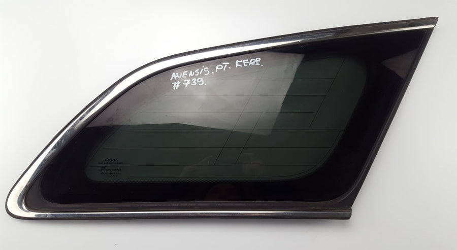 43R006723 DOT24 M101 AS3 6271005090 Chassis Side Window glass Rear Right TOYOTA AVENSIS (T270) (2009-2018)