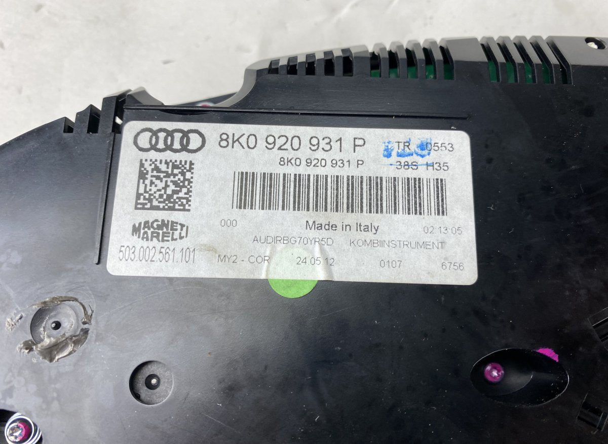 8K0920931P Speedometer AUDI A4 / A4 ALLROAD (B8) (2007-2015)