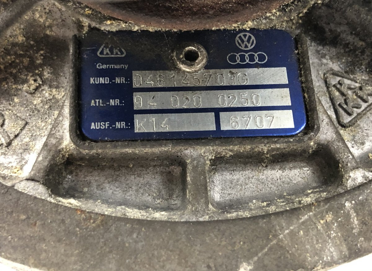 Turbocharger AUDI A6 (C4) (1994-1997)