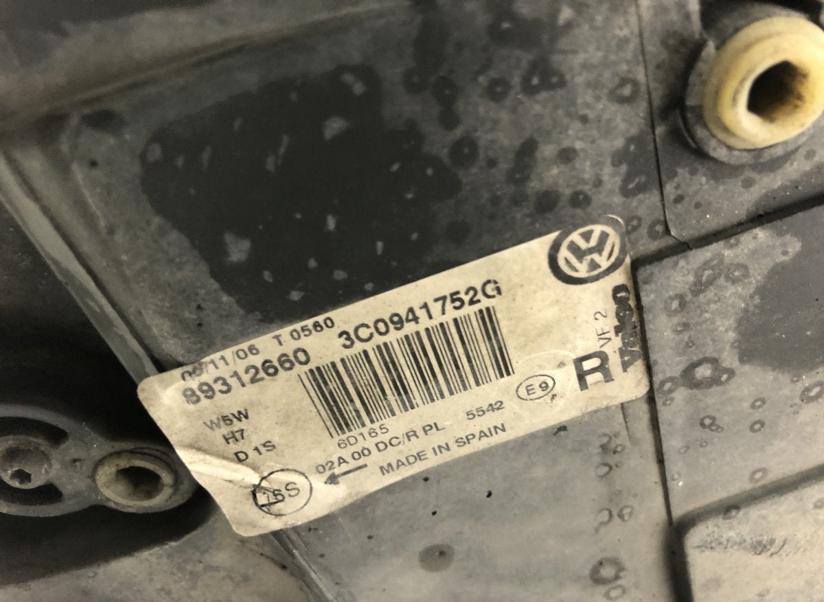 89312660 088982 89312669 Headlight right VW PASSAT B6 (3C) (2005-2010)