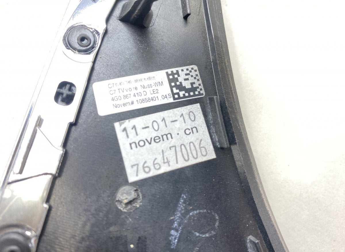 4G0867409E 4G0867410D 4G1853190E 4G1853189B Dashboard Trim AUDI A6 / A6 ALLROAD (C7, 4G) (2010-2018)