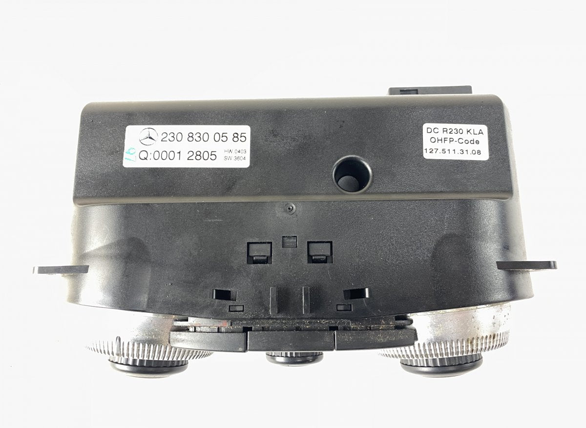 A2308301285 Heater control panel MERCEDES-BENZ SL-CLASS (R230) (2001-2012)