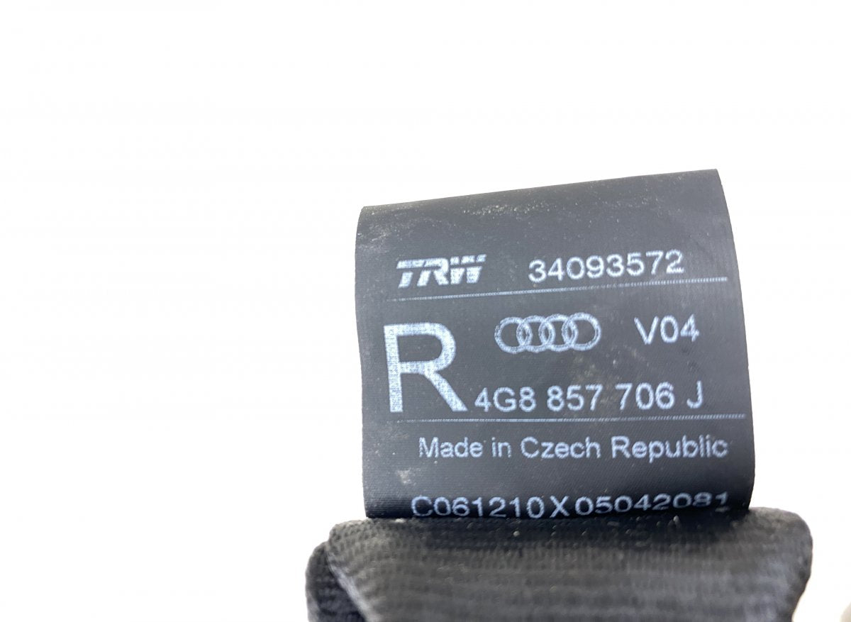 4G8857706J Seat Belt Front Right AUDI A6 / A6 ALLROAD (C7, 4G) (2010-2018)