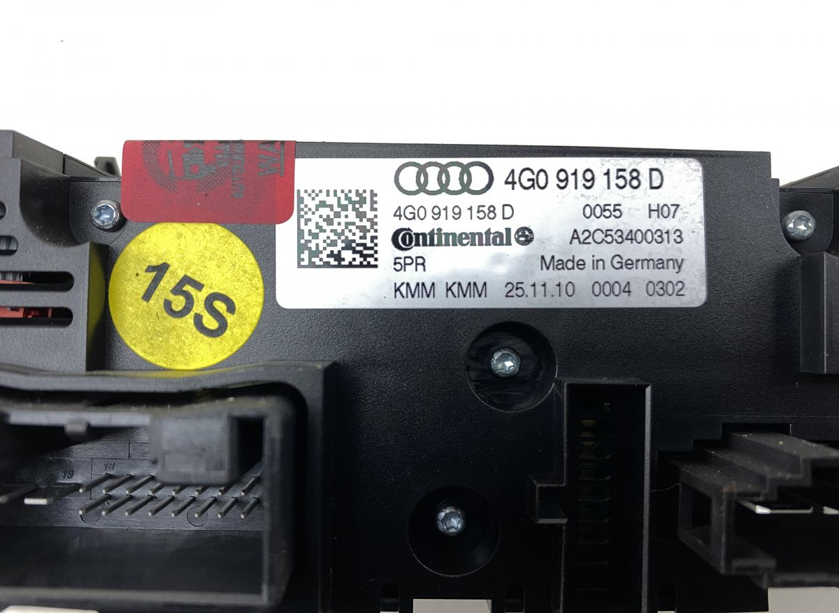 A2C53400313 Rear AC heater control panel AUDI A6 / A6 ALLROAD (C7, 4G) (2010-2018)