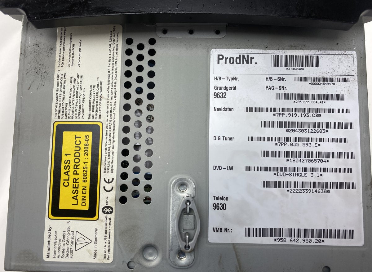 958642950L Radio PORSCHE CAYENNE II (2010-2017)