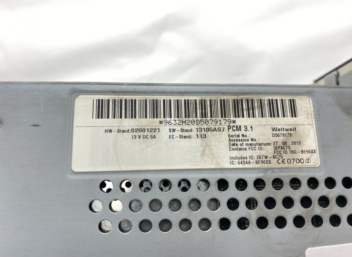 958642950L Radio PORSCHE CAYENNE II (2010-2017)