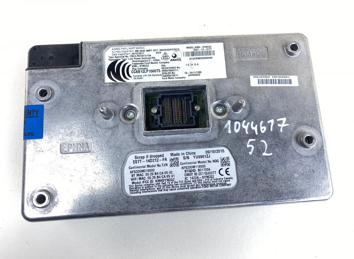 1934259 Satellite navigation control unit FORD RANGER III (TKE, PX) (2011-2023)