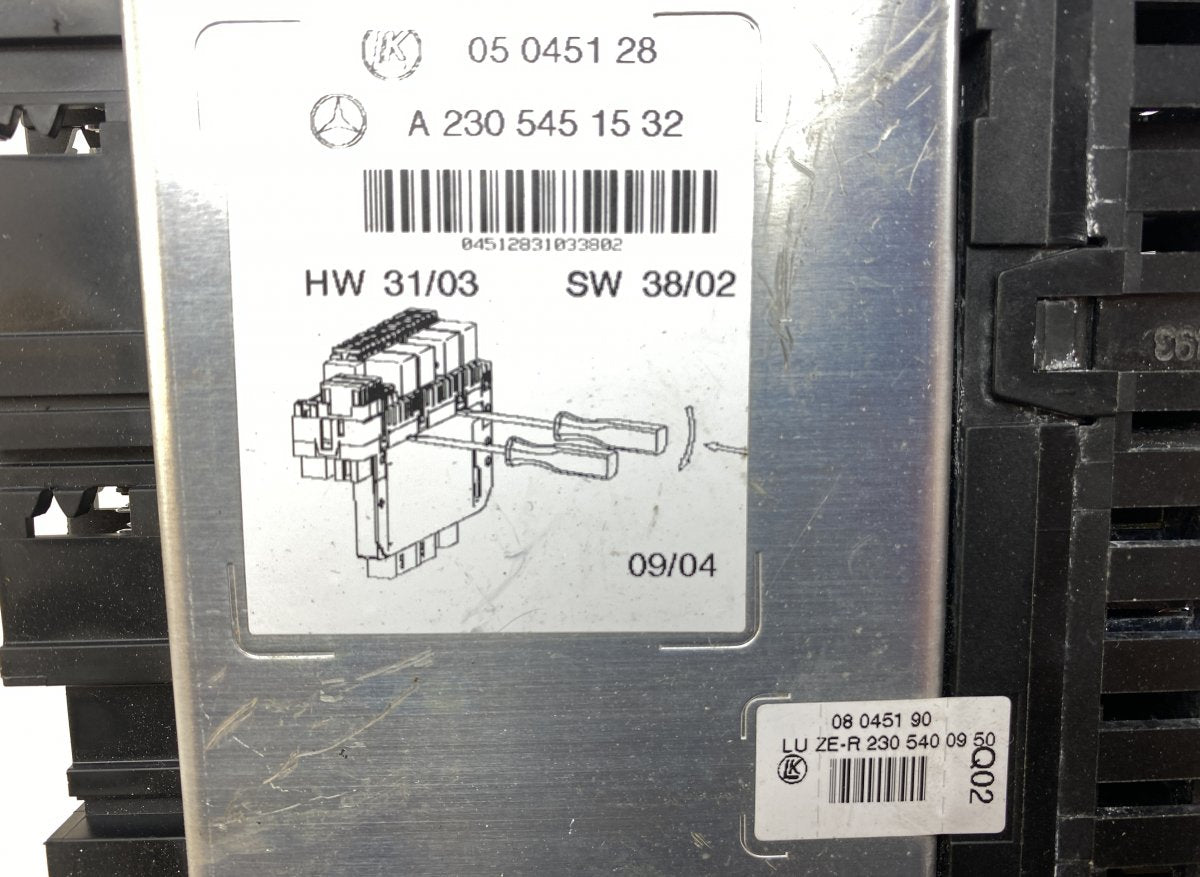 10091518 Fuse box MERCEDES-BENZ SL-CLASS (R230) (2001-2012)