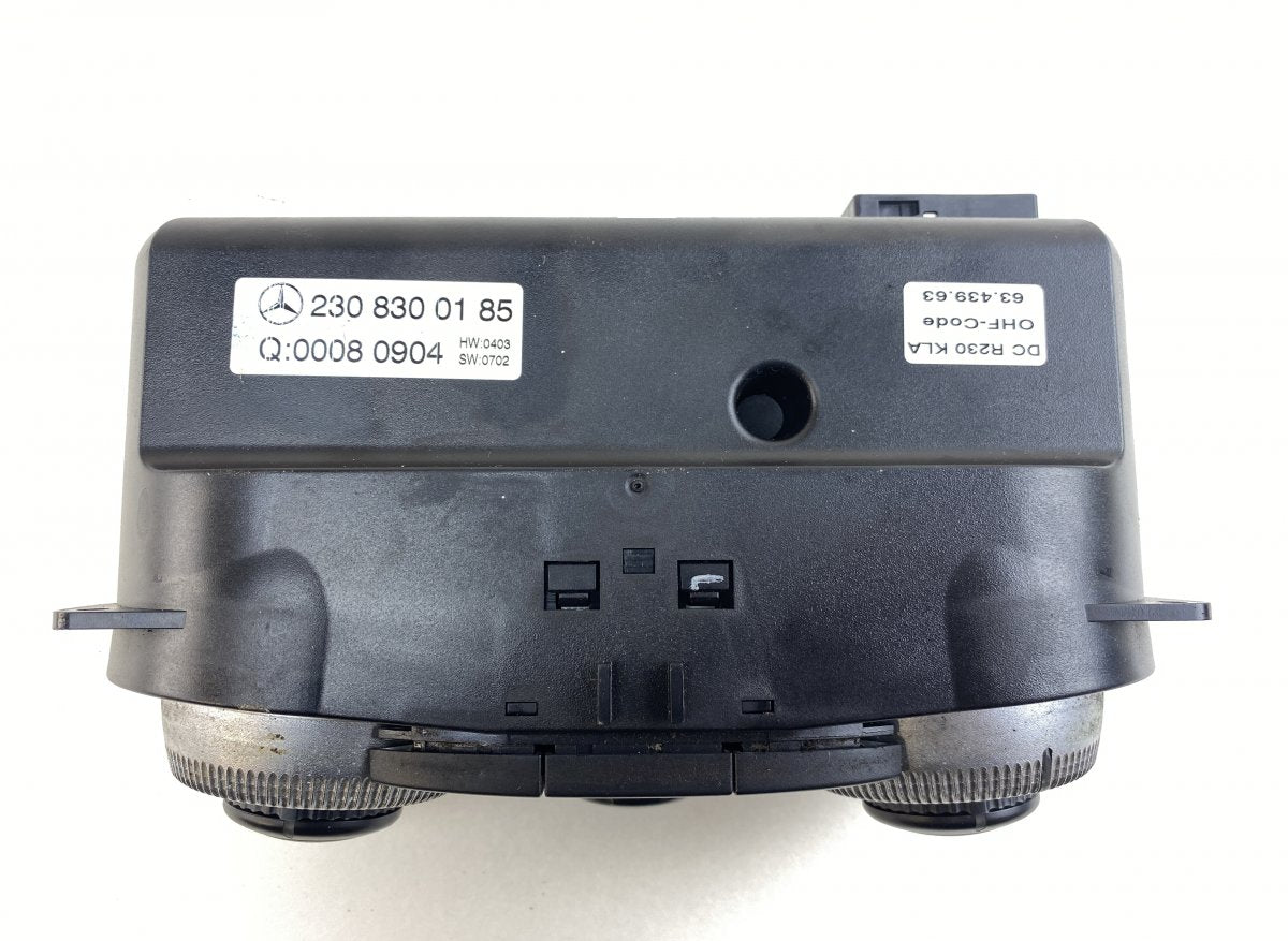 A2308301285 Heater control panel MERCEDES-BENZ SL-CLASS (R230) (2001-2012)
