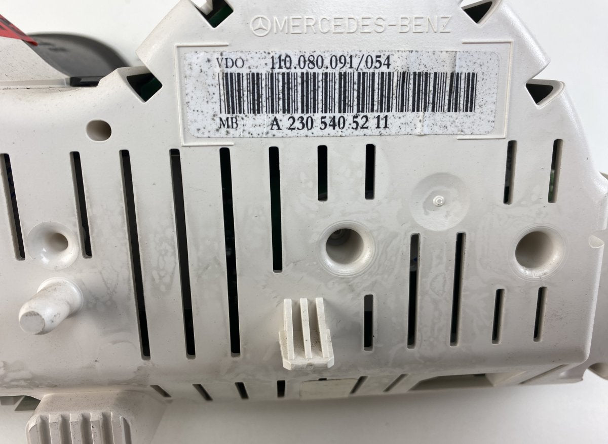 110.080.091/054 110080091054 Instrument Cluster MERCEDES-BENZ SL-CLASS (R230) (2001-2012)
