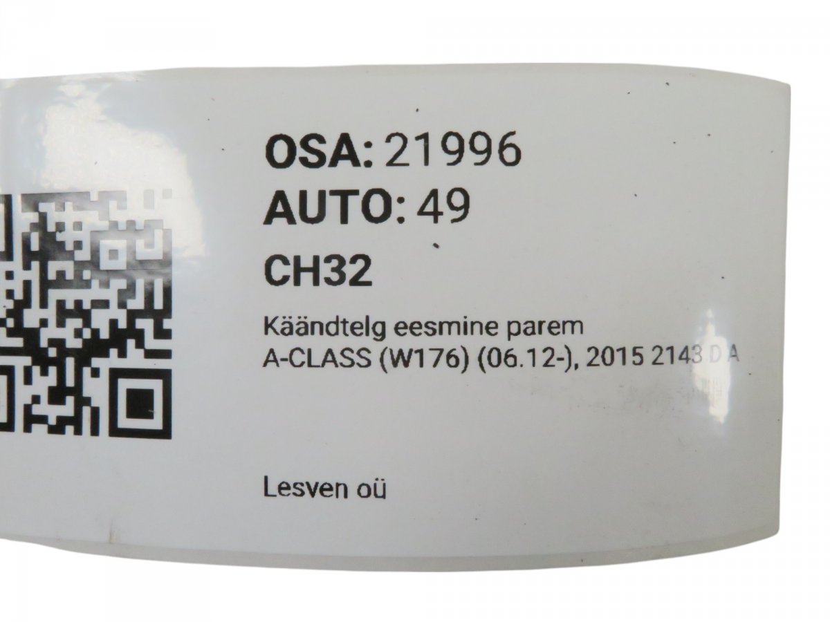 A2463320200 Wheel bearing housing front right MERCEDES-BENZ A-CLASS (W176) (2012-2018)
