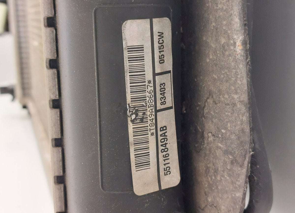 55116928AA 55116849AB 55116846AH AC Radiator (condenser) JEEP GRAND CHEROKEE III (WH) (2005-2010)