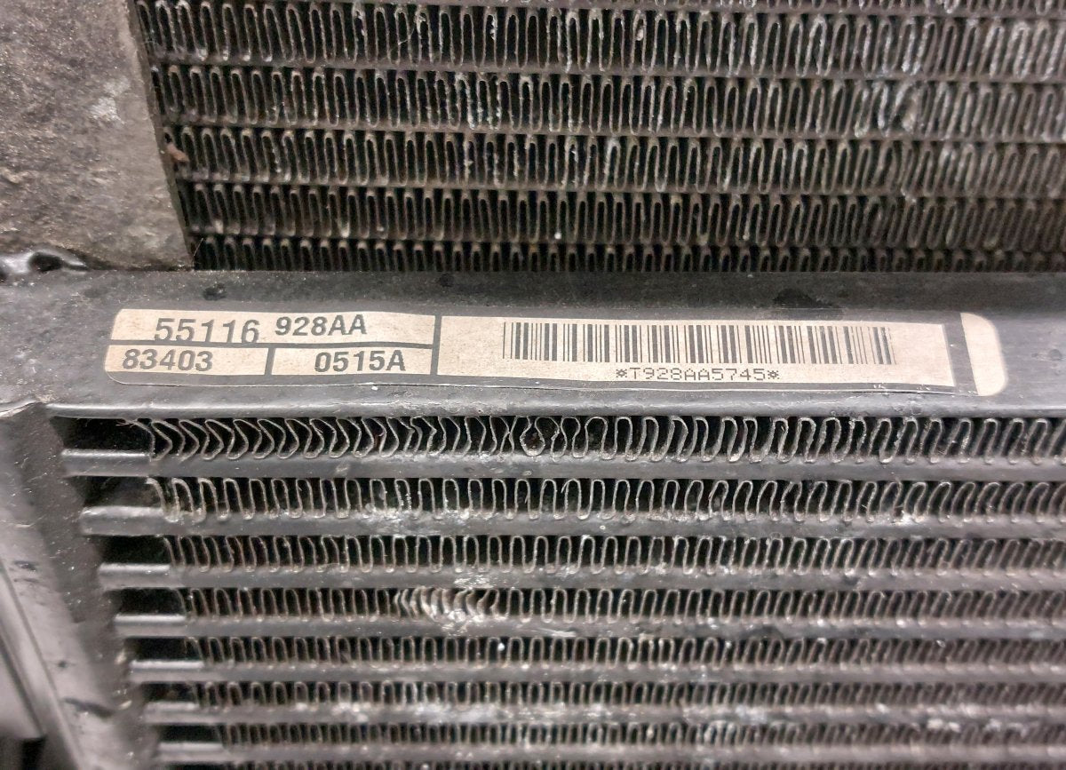55116928AA 55116849AB 55116846AH AC Radiator (condenser) JEEP GRAND CHEROKEE III (WH) (2005-2010)