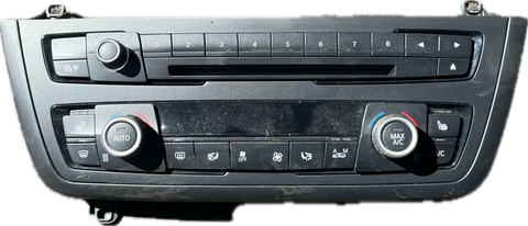 61316814183 64119287337 Heater control panel BMW 3 (F30, F31, F34, F80) (2011-2019)