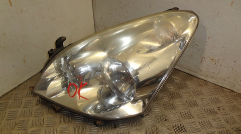 Headlight left TOYOTA COROLLA Verso II (AR10) (2004-2009)