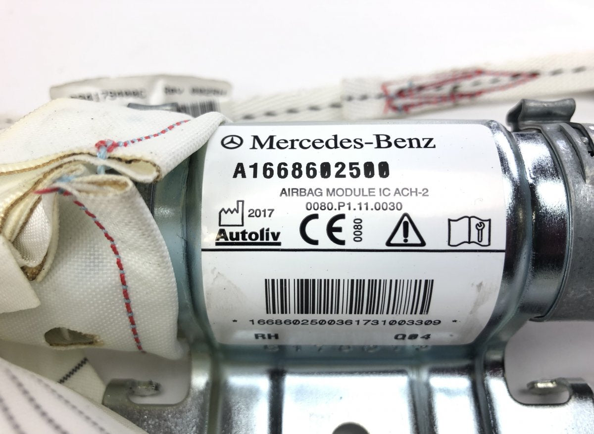 A1668602500 Head/roof/curtain airbag right MERCEDES-BENZ GLE (W166) (2015-2019)