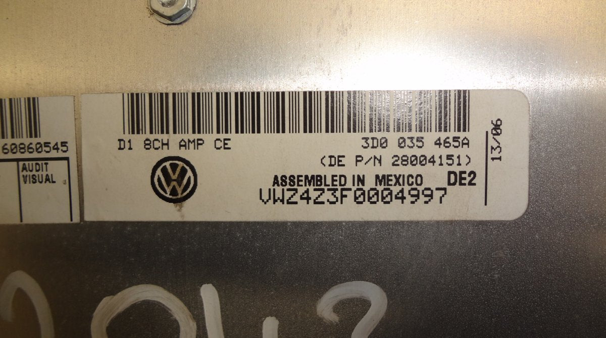 Audio amplifier VW PHAETON (3D) (2002-2016)