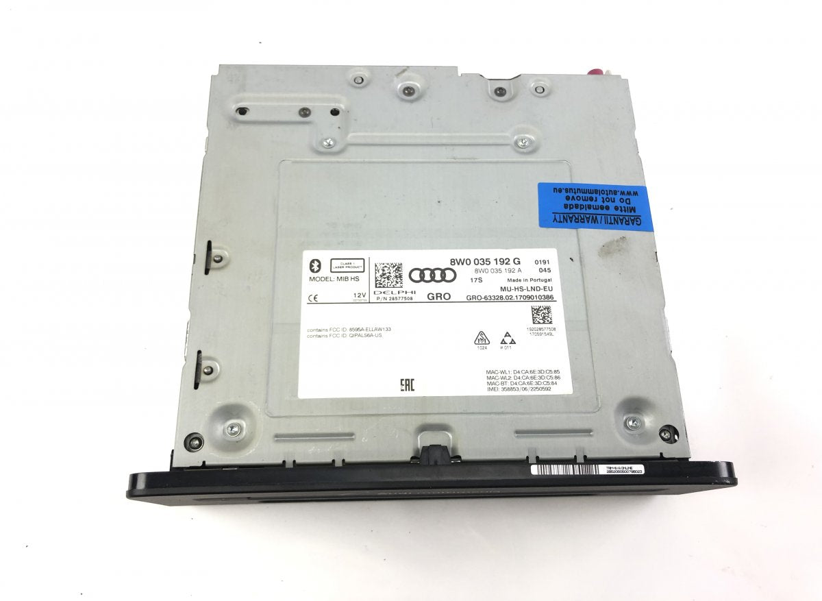 8W0035192G GPS Navigator CD - Player AUDI A4 (8W, B9) (2015-)
