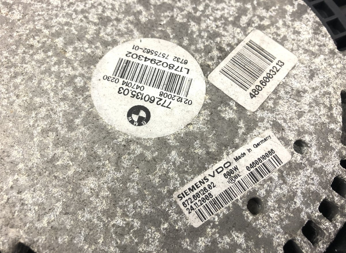 A54921111 A07949114 A54921-111 A07949-114 A07949113 A07949-113 Radiator Fan Electric BMW 7 (F01, F02) (2008-2016)