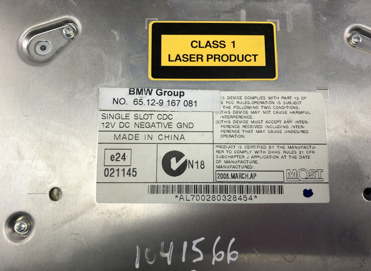 9230680 CD Changer BMW X5 (E70) (2007-2013)