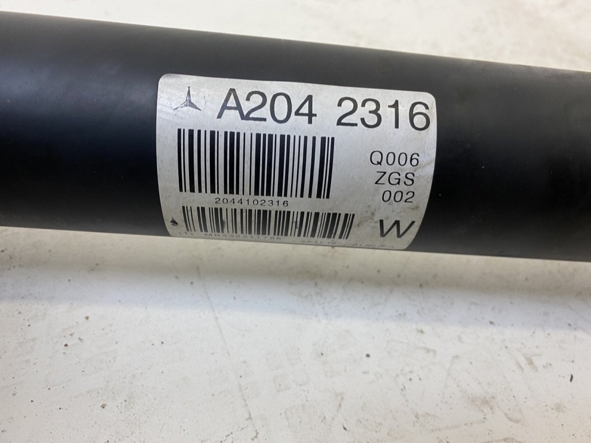 A2044102316 Propeller Shaft Complete MERCEDES-BENZ C-CLASS (W204) (2007-2013)