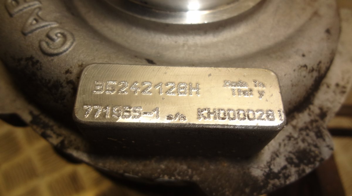 771955-1 Turbocharger CHRYSLER VOYAGER V (RT) (2007-2016)