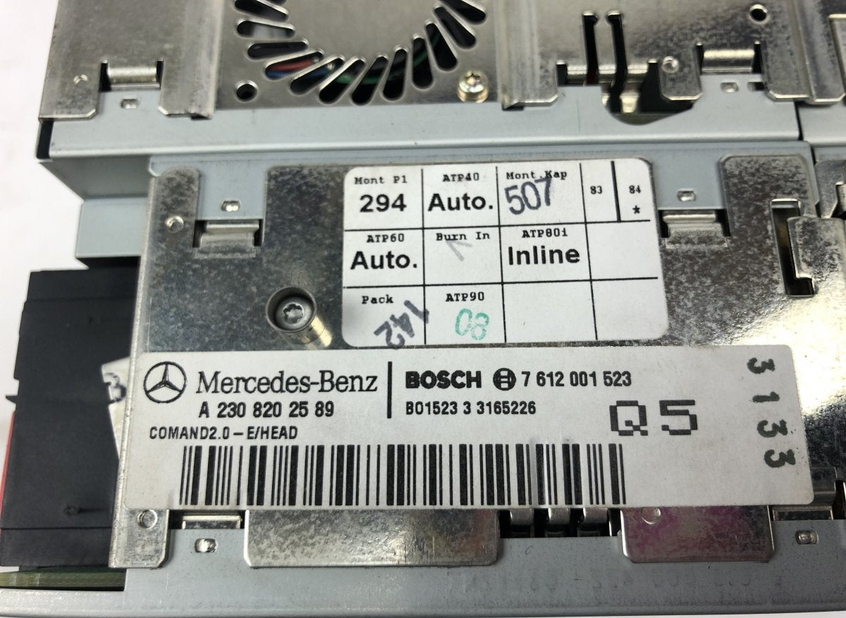 7612001523 8618001514 Radio MERCEDES-BENZ SL-CLASS (R230) (2001-2012)